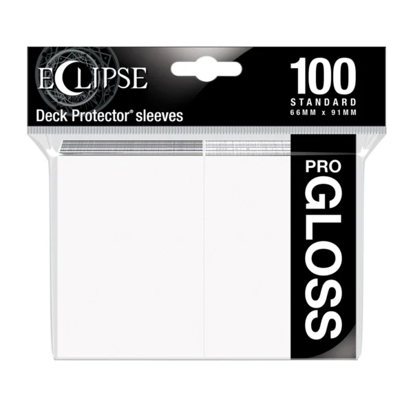 Packs Eclipse Gloss White Deck Protector Standard (100) Packs Eclipse Gloss White Deck Protector Standard (100)