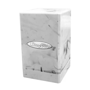 Deck Box Satin Tower - Marmo Bianco e Nero