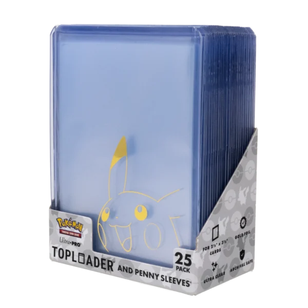 Pokémon - Bundle Toploader Pikachu & Penny Sleeves (25) 35pt