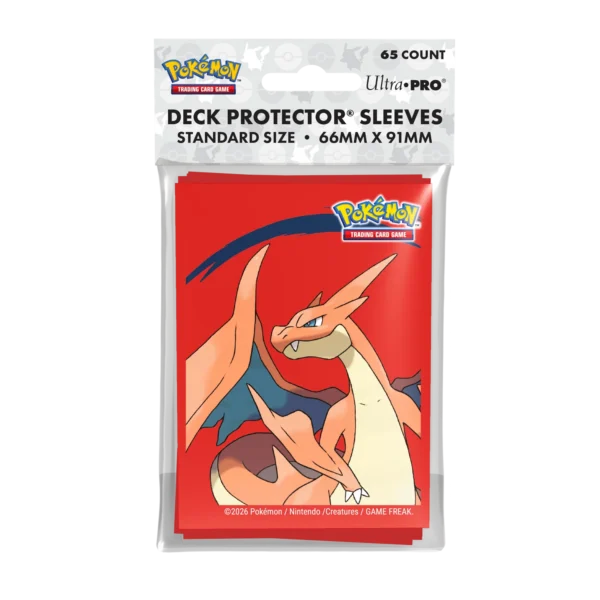 Pokémon - Packs Deck Protector Mega Charizard Y (65) Pokémon - Packs Deck Protector Mega Charizard Y (65)