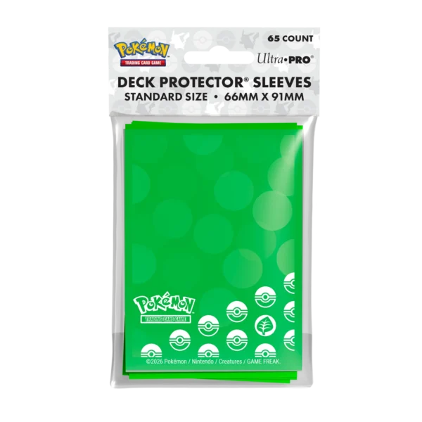 Pokémon - Packs Energia tipo Erba Deck Protector (65) Pokémon - Packs Energia tipo Erba Deck Protector (65)