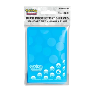 Pokémon - Packs Energia tipo Acqua Deck Protector (65)