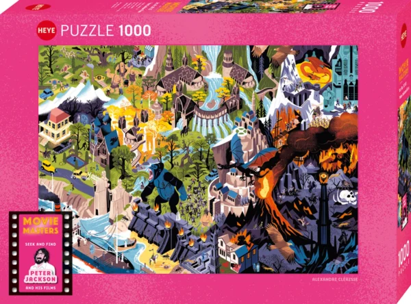 Puzzle Peter Jackson Films 1000 pezzi – Movie Masters – Heye