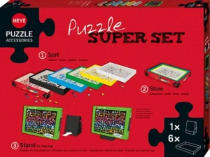 Heye Puzzle Super Set con 6 box di selezione e leggio