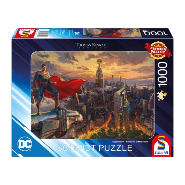 Puzzle Superman Protector of Metropolis 1000 pezzi - Thomas Kinkade, DC Puzzle Superman Protector of Metropolis 1000 pezzi - Thomas Kinkade, DC