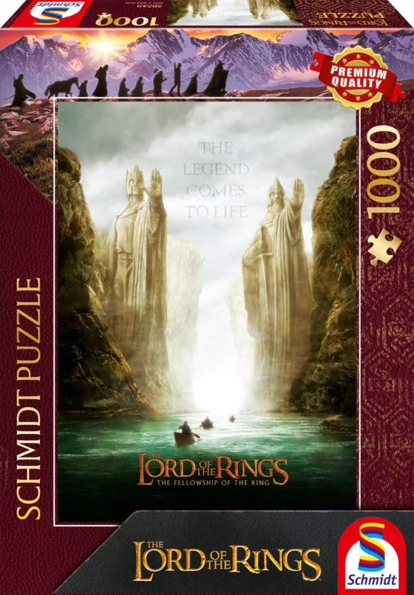 Puzzle Il Signore degli Anelli - The Fellowship of the Ring 1000 pezzi