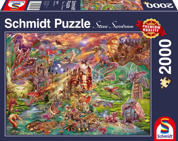 Puzzle Il tesoro dei draghi 2000 pezzi
