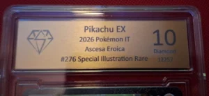 Label Swiss Premium Grading con voto 10 Diamond e certificato 12257