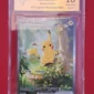 Pikachu ex 276/217 Ascesa Eroica gradata Swiss Premium Grading 10 Diamond, fronte dello slab