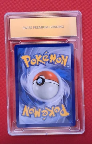 Retro dello slab Swiss Premium Grading della Pikachu ex 276/217 Ascesa Eroica
