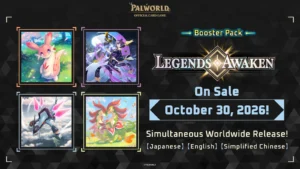 Palworld Official Card Game Legends Awaken BP02 booster pack