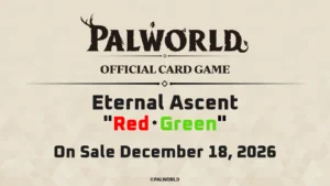 Palworld Official Card Game Eternal Ascent TD03 Trial Deck Rosso e Verde