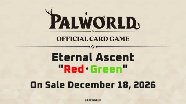 Palworld Official Card Game Eternal Ascent TD03 Trial Deck Rosso e Verde