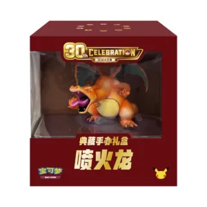 Pokémon 30th Anniversary Charizard figure set Prodotto sigillato – Cinese semplificato