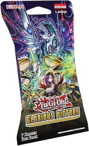 Blister con busta Yu-Gi-Oh! Glorious Victors in tedesco