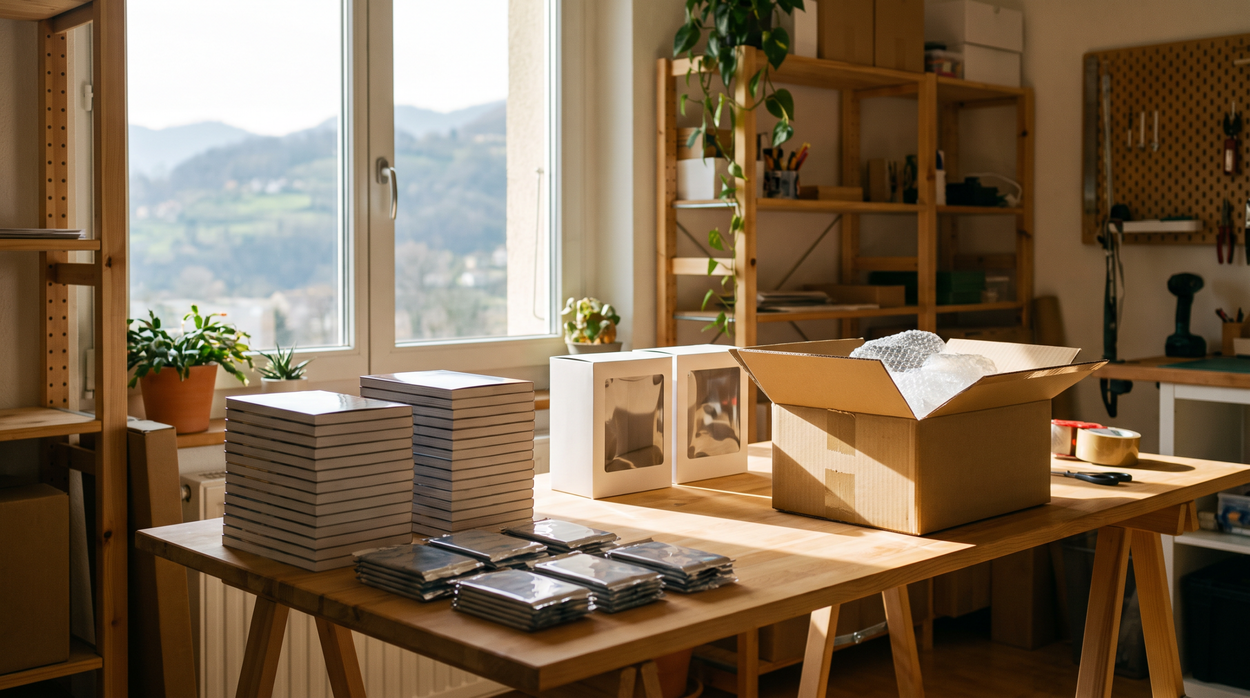 Scaffale di una fumetteria con manga, cartes à collectionner e figure pronte per la livraison da Mendrisio